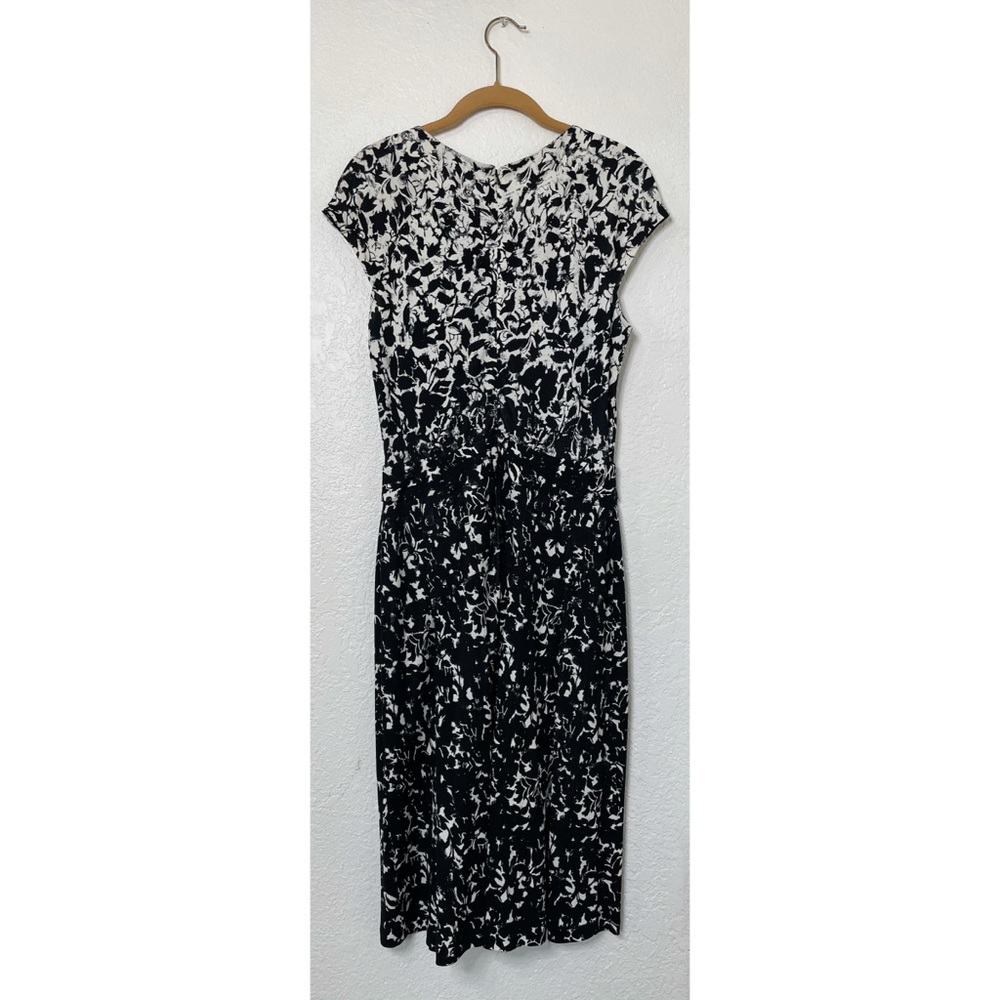 Tory Burch B&W Pleated Dress
